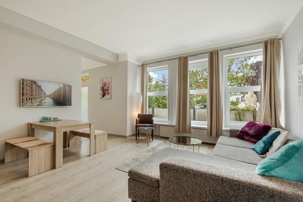 Ferienwohnung Am Schlosspark Glücksburg Exterior foto